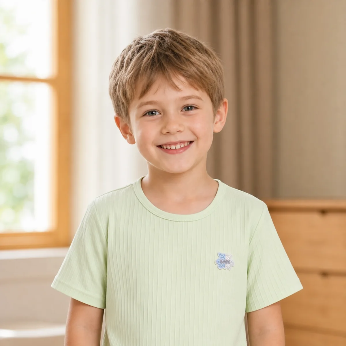 Close view of a kids loungewear style